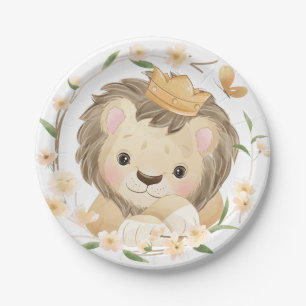 Lion King Baby Shower Paper Plate Pappteller