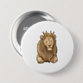Lion King Crown Button (Vorne & Hinten)
