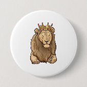 Lion King Crown Button (Vorderseite)