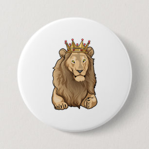 Lion King Crown Button