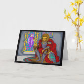 Lion King Grußkarte Karte (Gelbe Blume)