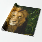 LION KING IM JUNGLE GESCHENKPAPIER (Ungerollt)