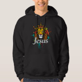 Lion King Jesus - Hoodie (Vorderseite)