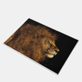 Lion King Lion Fußmatte (Schrägansicht)