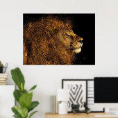 Lion King Lion Poster (Heimbüro)
