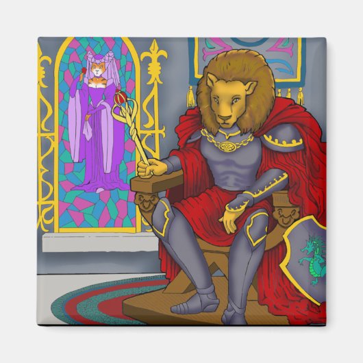 Lion King Magnet (Vorne)