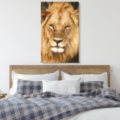 Lion King mit großer Mane Leinwanddruck (Insitu (Schlafzimmer))