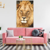 Lion King mit großer Mane Leinwanddruck (Insitu (Wohnzimmer))