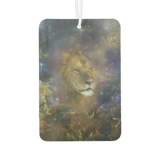 Lion King of Jungle Beasts Autolufterfrischer (Rückseite)