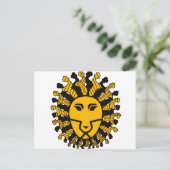 Lion King of Malawi Postkarte (Stehend Vorderseite)