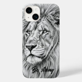 Lion King of the Dschungel Phone Case - A Fierce L