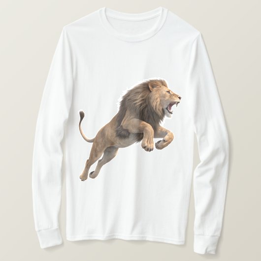 Lion King of the Dschungel T - Shirt - (Design vorne)