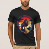 Lion King of the Dschungel T - Shirt Bold Men’s Gi (Vorderseite)