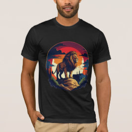 Lion King of the Dschungel T - Shirt Bold Men’s Gi