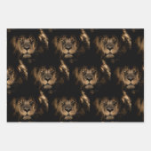 Lion King of the Jungle Wrapping Paper Pack Geschenkpapier Set (Vorderseite 3)