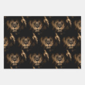 Lion King of the Jungle Wrapping Paper Pack Geschenkpapier Set (Vorderseite 2)