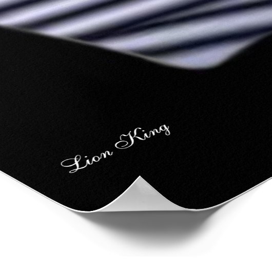 Lion King Poster (Ecke)