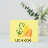 LION KING POSTKARTE (Stehend Vorderseite)