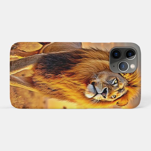 Lion King Savanna Sunset Design Case-Mate iPhone Hülle (Rückseite (Horizontal))