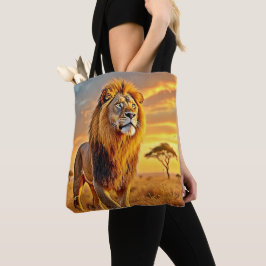 Lion King Savanna Sunset Design Tasche