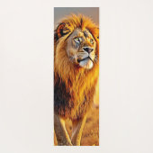 Lion King Savanna Sunset Design Yogamatte (Rückseite)