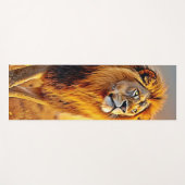 Lion King Savanna Sunset Design Yogamatte (Vorderseite (Horizontal))