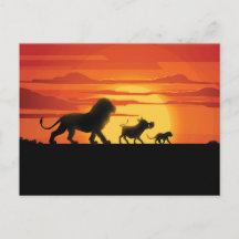 Lion King | Simba, Pumbaa und Timon-Silhouette