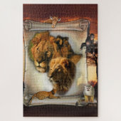 Lion King und Queen Puzzle (Vertikal)
