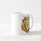 Lion King Yellow Head Luxury Kaffeetasse (VorderseiteRechts)