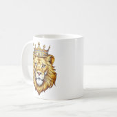 Lion King Yellow Head Luxury Kaffeetasse (Vorderseite Links)