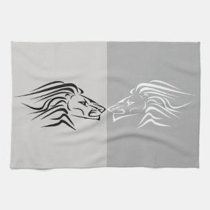 Lion Kitchen Towel - Wählen Sie Farben Geschirrtuch