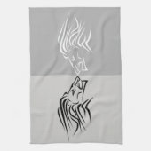 Lion Kitchen Towel - Wählen Sie Farben Geschirrtuch (Vertikal)