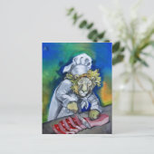 Lion Koch Postkarte (Stehend Vorderseite)