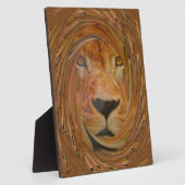 Lion Lächeln Fotoplatte (Seite)