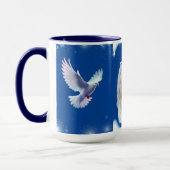 Lion Lamb and Dove Coffee Tasse (Links)