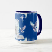 Lion Lamb and Dove Coffee Tasse (VorderseiteRechts)