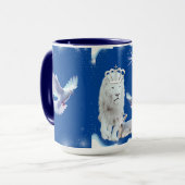 Lion Lamb and Dove Coffee Tasse (Vorderseite Links)
