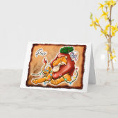 LION & LAMB PEACE (matte) - von Jeff Willis Art Karte (Gelbe Blume)