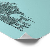 Lion & Lamb Pencil Classic Poster Art (Ecke)