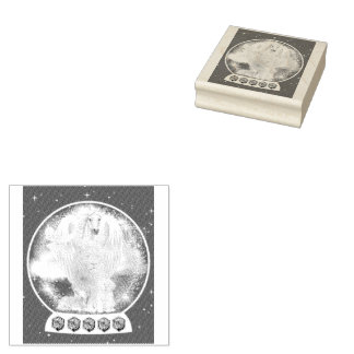 Lion Lamb Pet Beileid Tinte Briefmarke Gummistempel