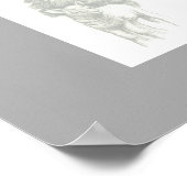 Lion & Lamb Print Poster (Ecke)