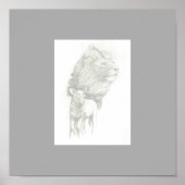 Lion & Lamb Print Poster (Vorne)