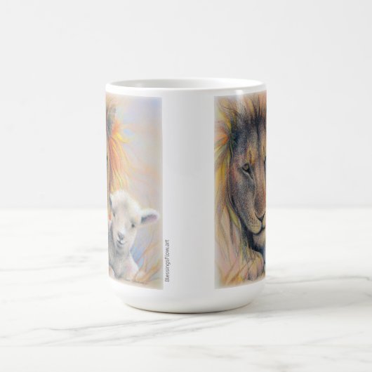 Lion & Lamb Tasse (Mittel)