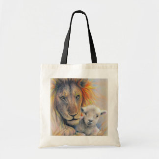 "Lion & Lamb" Tote Bag Tragetasche