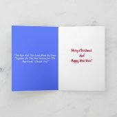 Lion & Lamb Weihnachtsgrüße Karte (Innenseite)