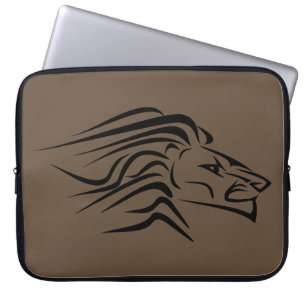 Lion Laptop Sleeve Brown - Ihre Farben