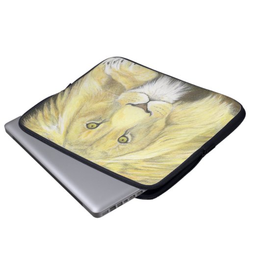 Lion Laptopschutzhülle (Vorne Knopf)