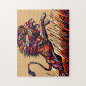 Lion Leaping Puzzle (Vertikal)