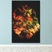 Lion Leinwanddruck (Insitu (Holzboden))