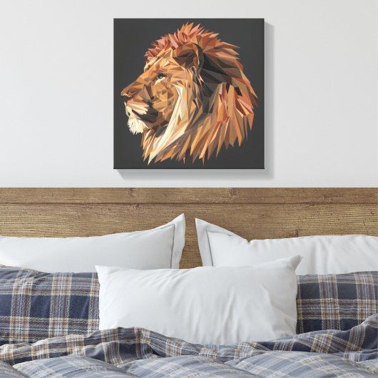 LION LEINWANDDRUCK (Insitu (Schlafzimmer))